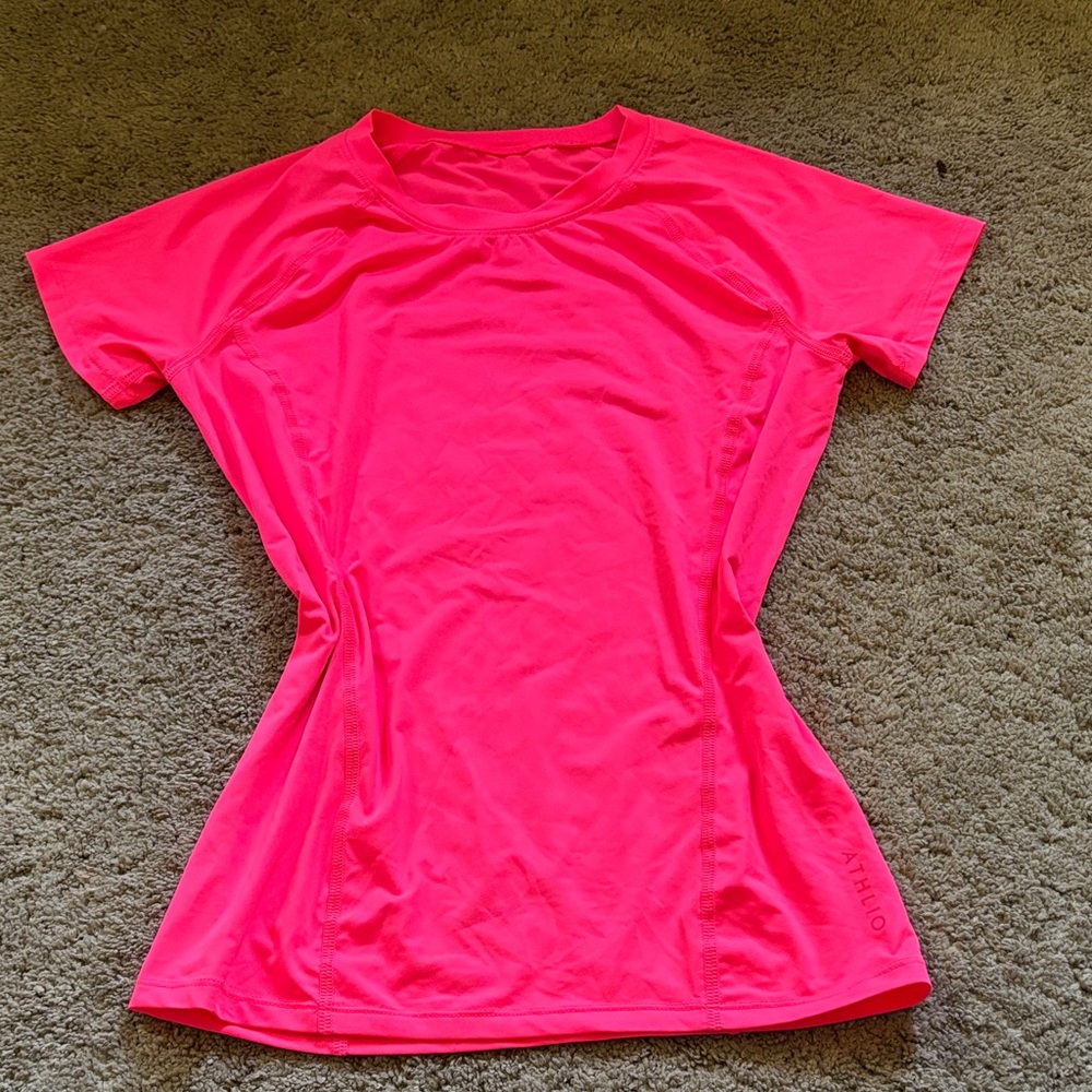 Bright Pink Short Sleeve Women's Tee